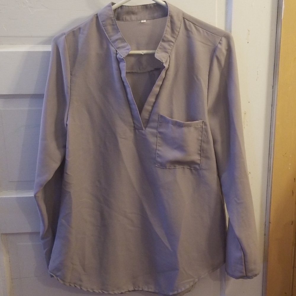 Womens gray blouse